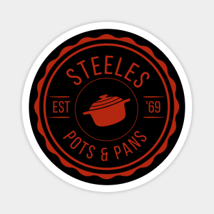 Steele's Pots and Pans Magnet